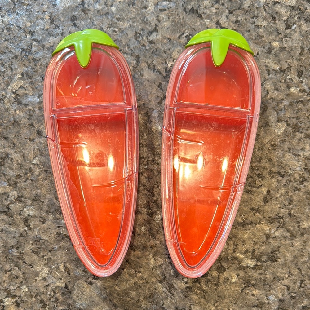 Joie Carrot Shaped Food Storage Containers